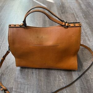 C&C California Tan Leather Shoulder Bag